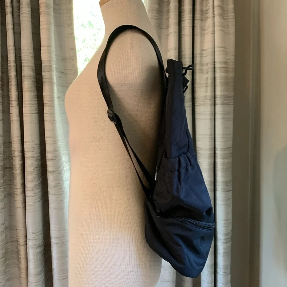 Beyond Yoga black backpack/crossbody bag